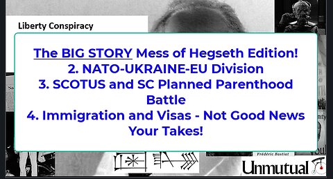 Liberty Conspiracy LIVE 6-26-25 Trump-Iran-Heg Lies, Ukraine-NATO-No-Nos, SC v Abortionists