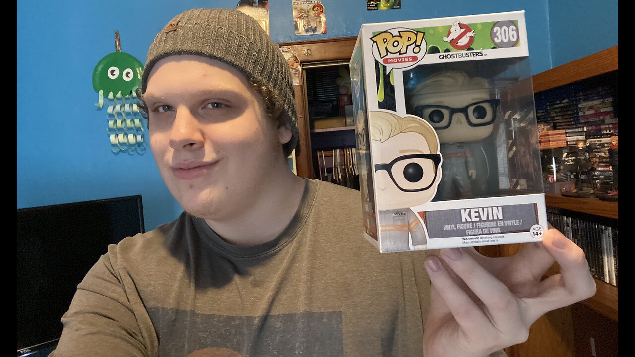 Unboxing Funko pop of Kevin From Ghostbusters