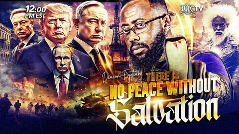 THERE IS NO PEACE WITHOUT SALVATION