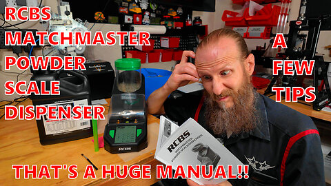 RCBS Matchmaster Powder Dispenser - A Few Helpful Tips!
