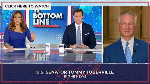 Senator Tuberville Joins Bottom Line to Discuss Left's Violent Rhetoric and Fired CDC Director