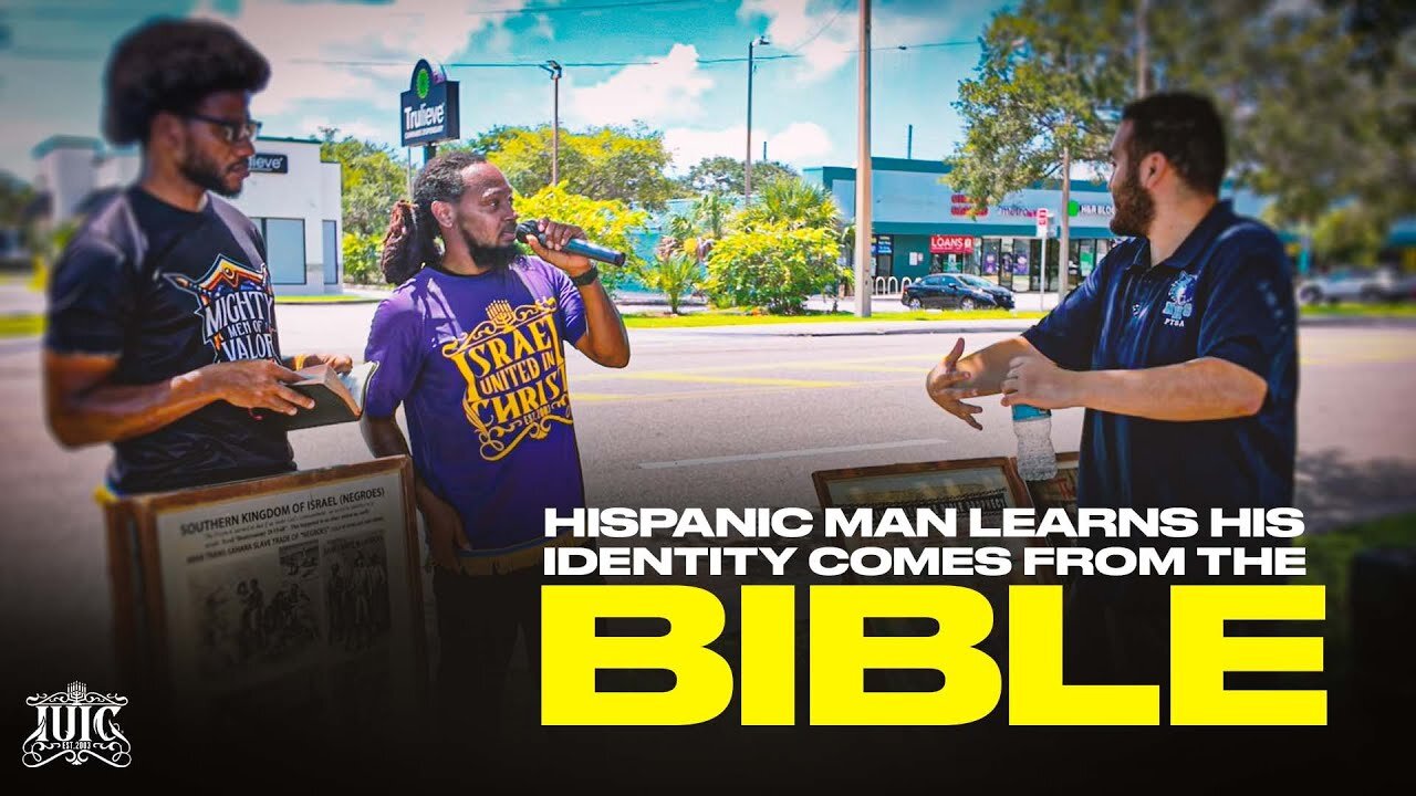Hispanic Man Learns HIs Identity Comes From The Bible