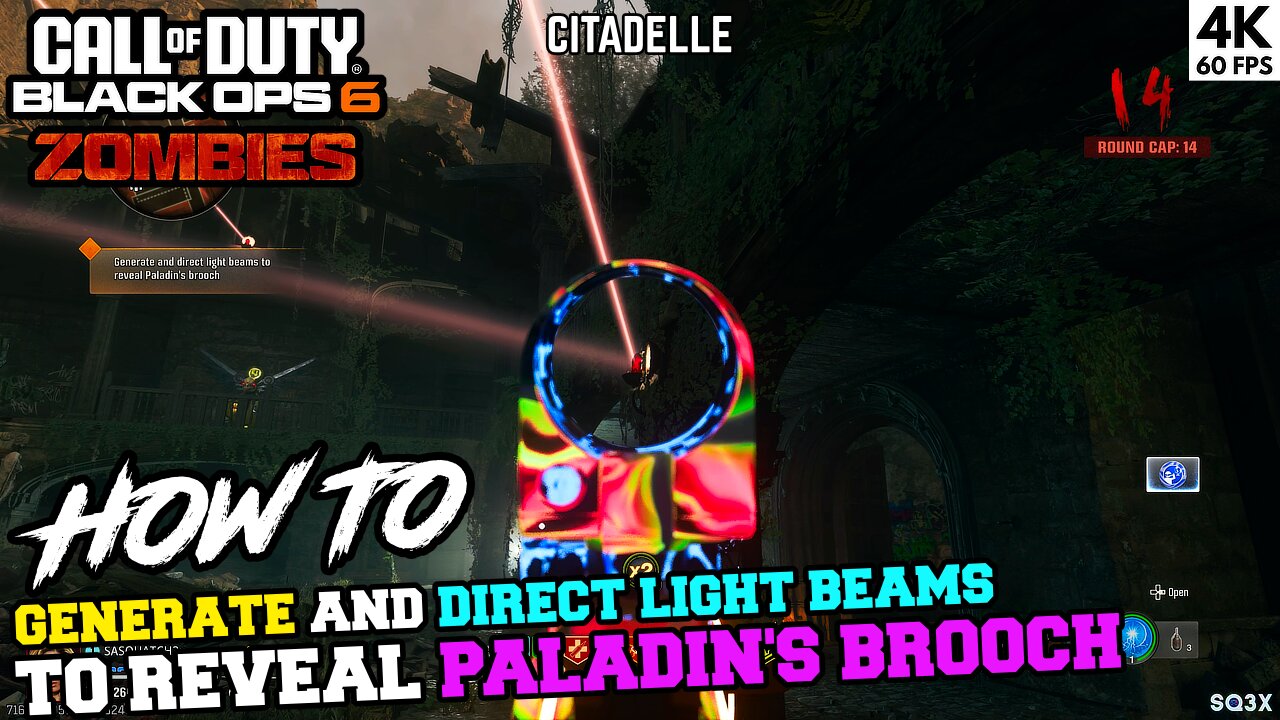 How to GENERATE and DIRECT Light Beams to Reveal PALADIN'S BROOCH in Citadelle 🧟 COD BO6 ZOMBIES