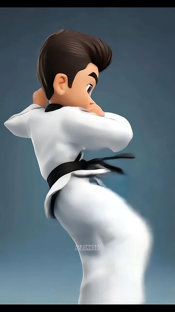 I showed you a little taekwondo technique