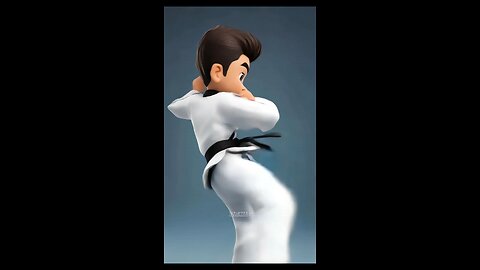 I showed you a little taekwondo technique