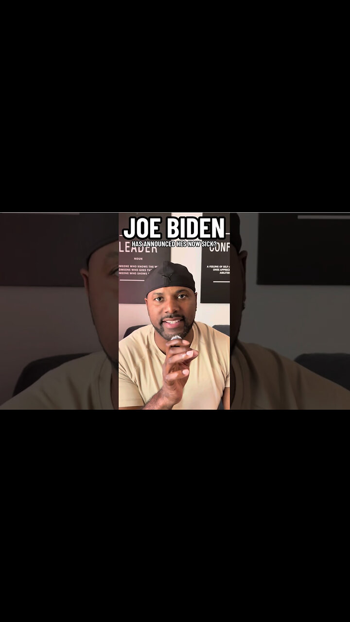 JOE BIDEN IS SICK?