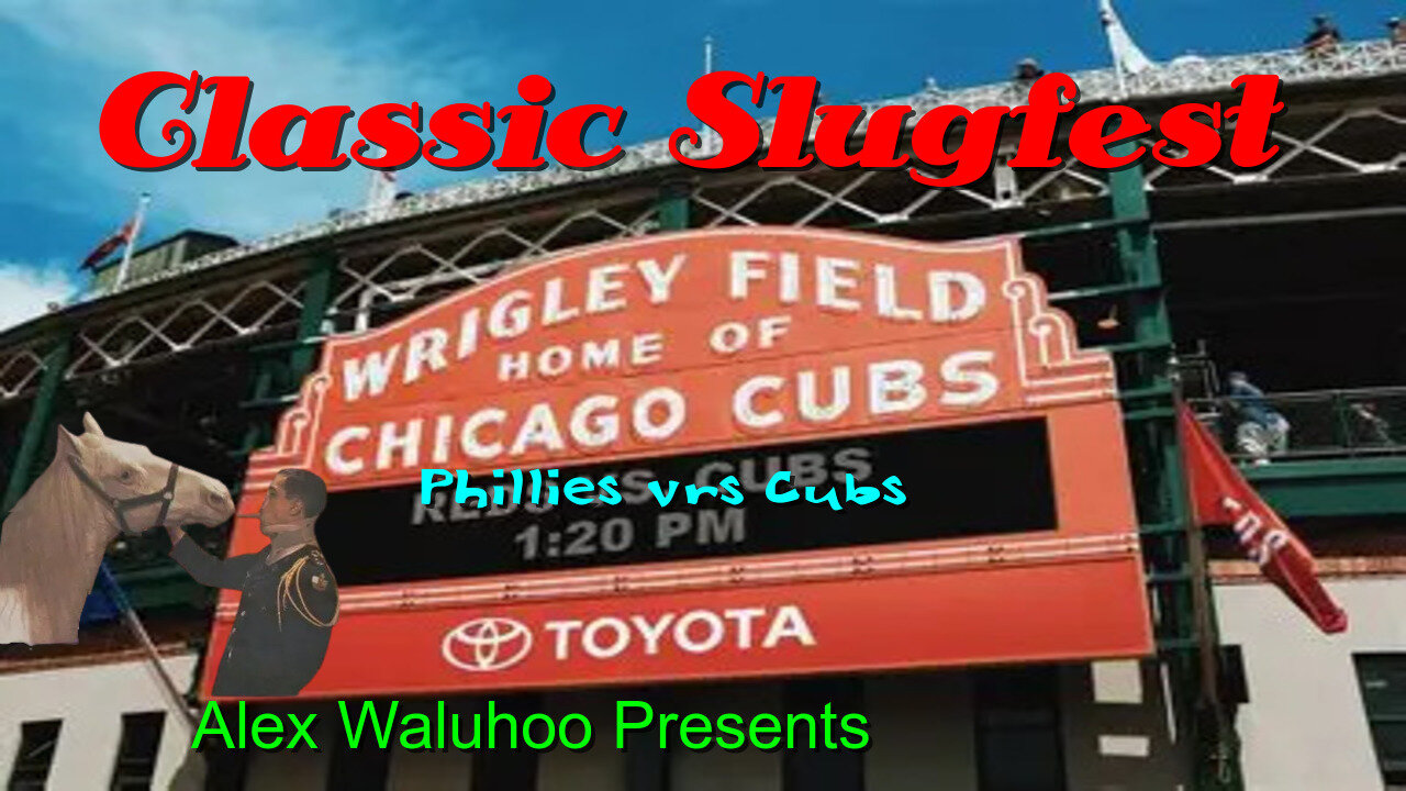 Baseball slugfest Phillies cubs