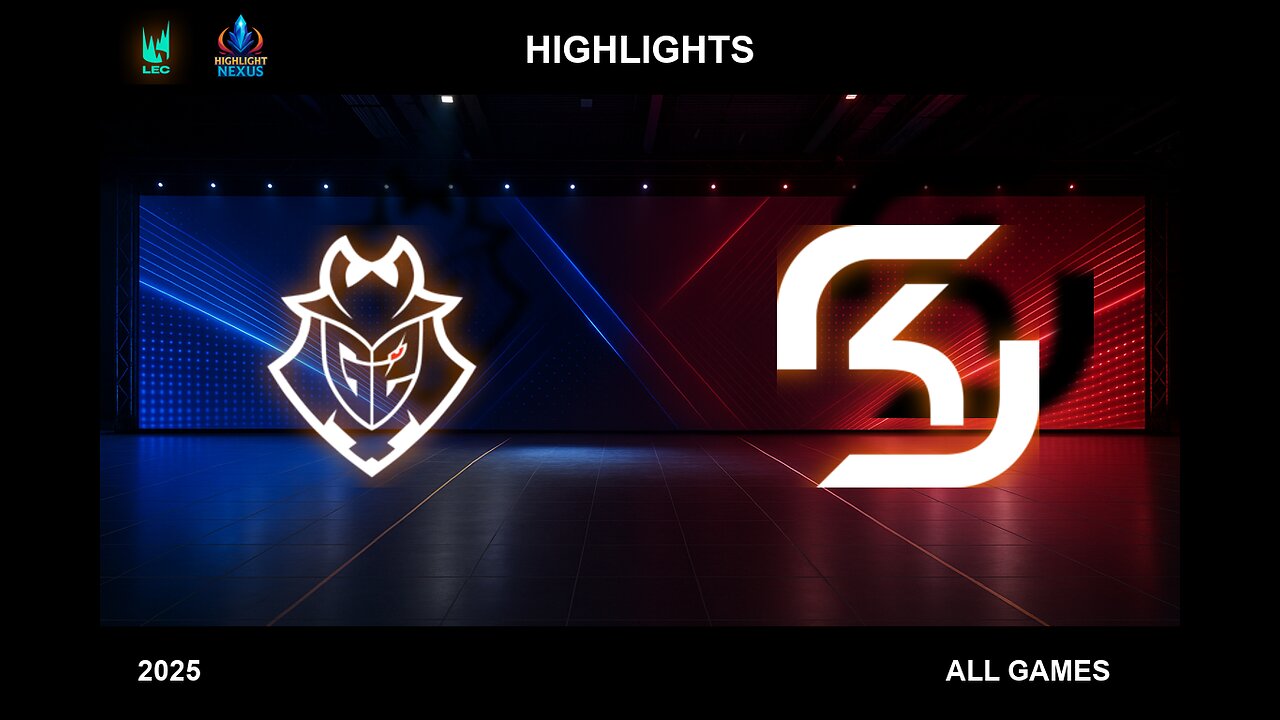 G2 vs SK ALL GAMES Highlights - LEC Spring 2025 - G2 Esports vs SK Gaming
