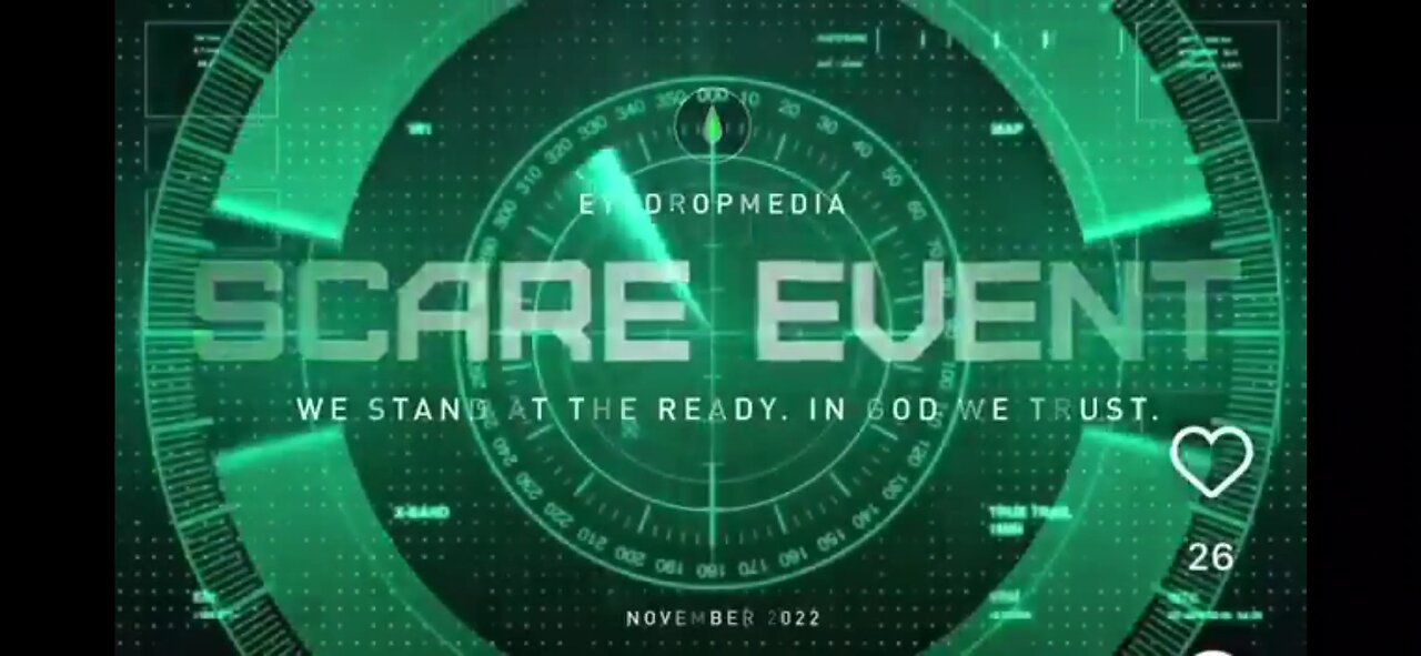 SCARE EVENT - GET READY- PATRIOTS IN CONTROL - EYEDROPMEDIA