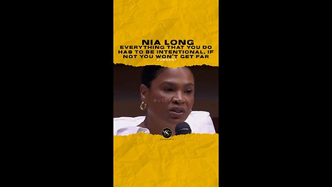 @iamnialong Everything that you do has to be intentional, if not you won’t get far