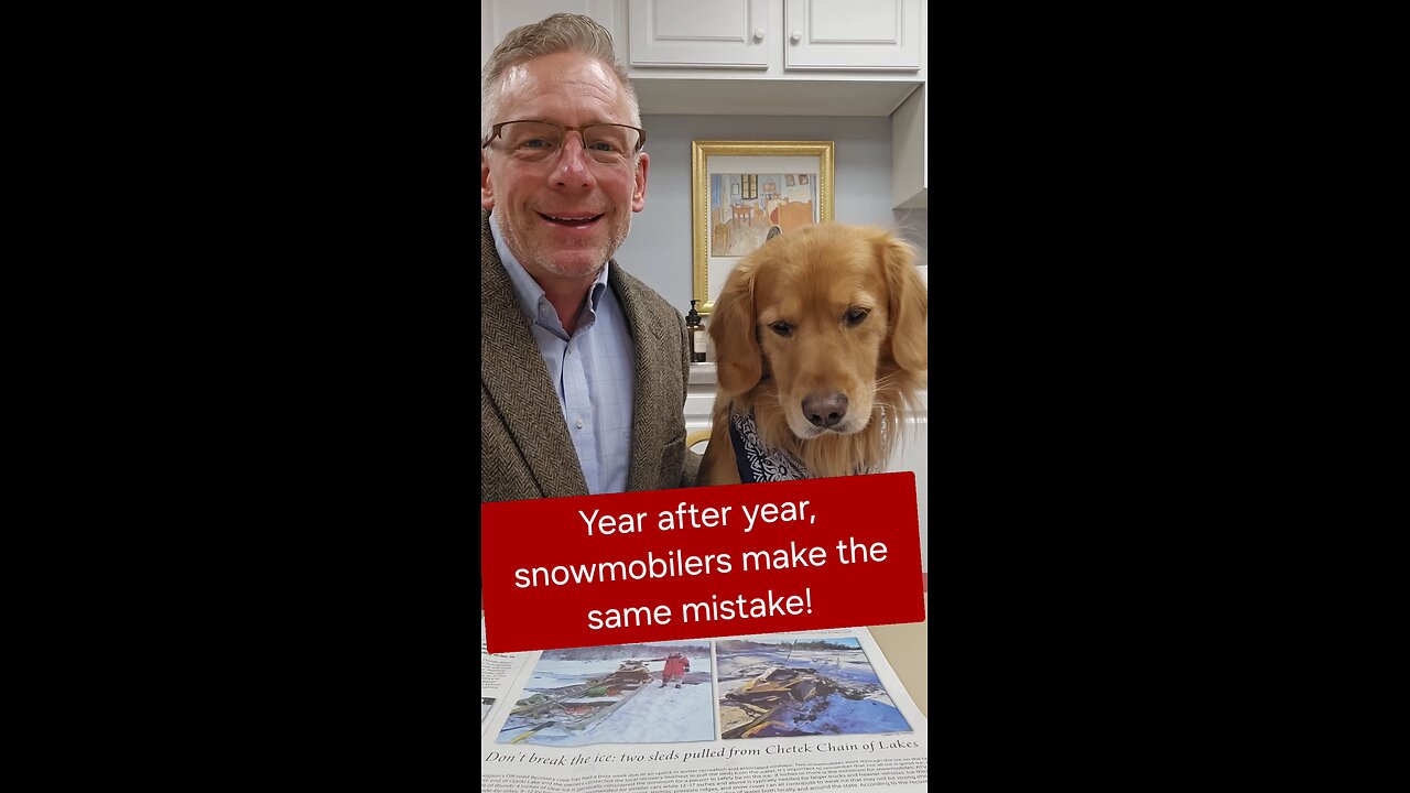 Year after year, snowmobilers make the same mistake!