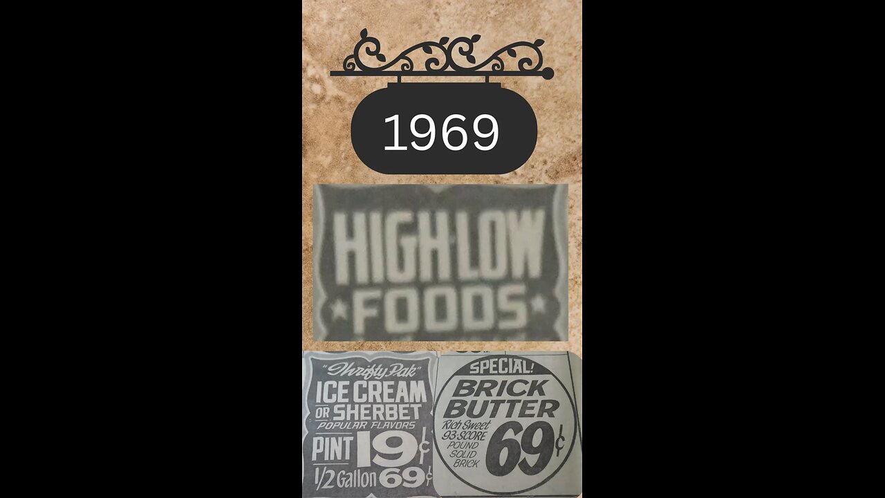 Grocery shopping 1969
