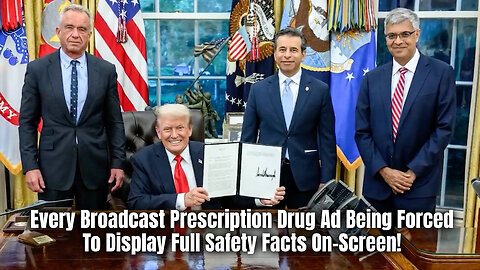 Kennedy: Every Broadcast Prescription Drug Ad Being Forced To Display Full Safety Facts On-Screen!