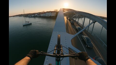 “I Rode My Bike Across a Bridge Beam… INSANE POV!