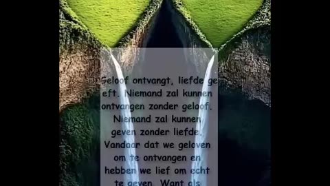 Geloof Ontvangt en Liefde Geeft