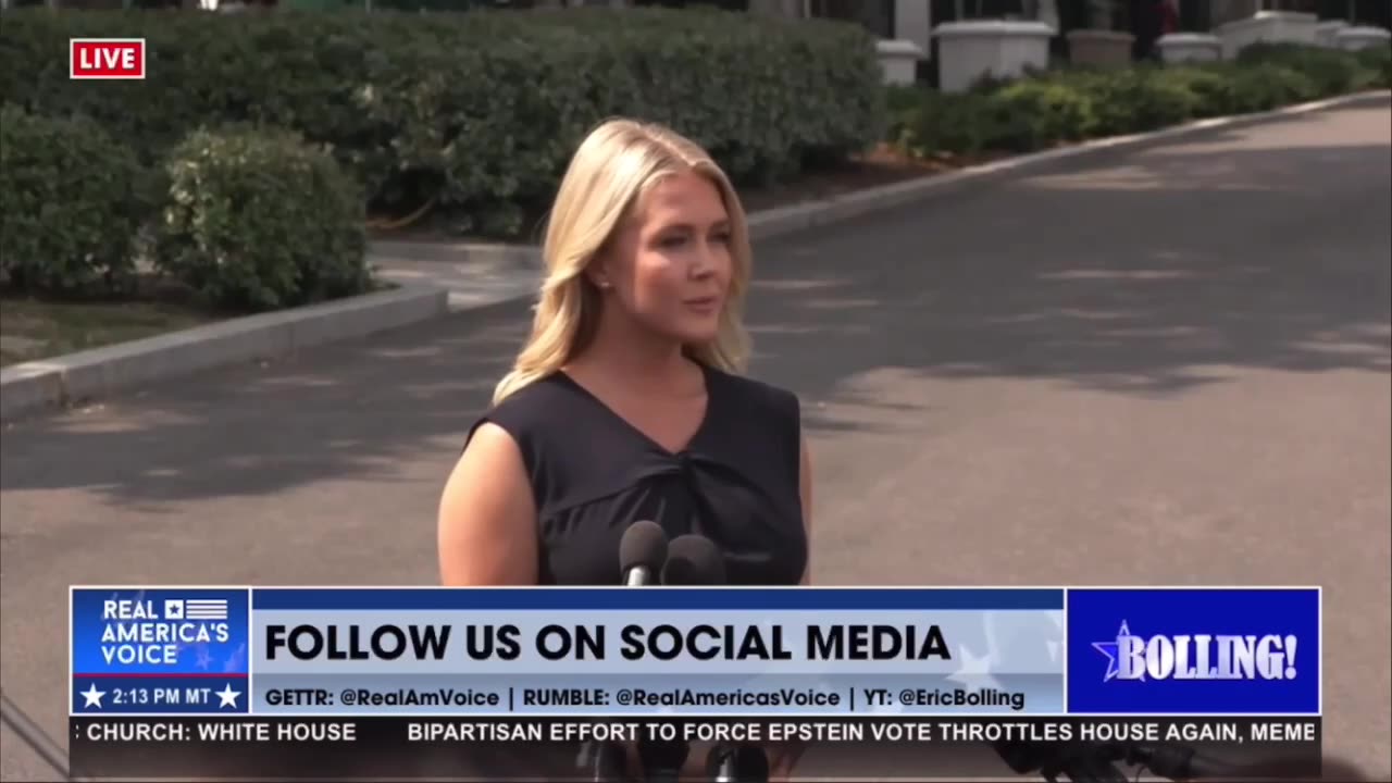 Leavitt 'not sure' if Trump told Johnson to close Congress over Epstein