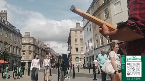 Jazz Nano Street Edition: Busking in Bath, England: 2025 Tour in UK