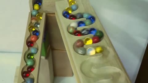 Wooden track ball, cool gameplay tutorial, EP12 the focus of the circle of friends!