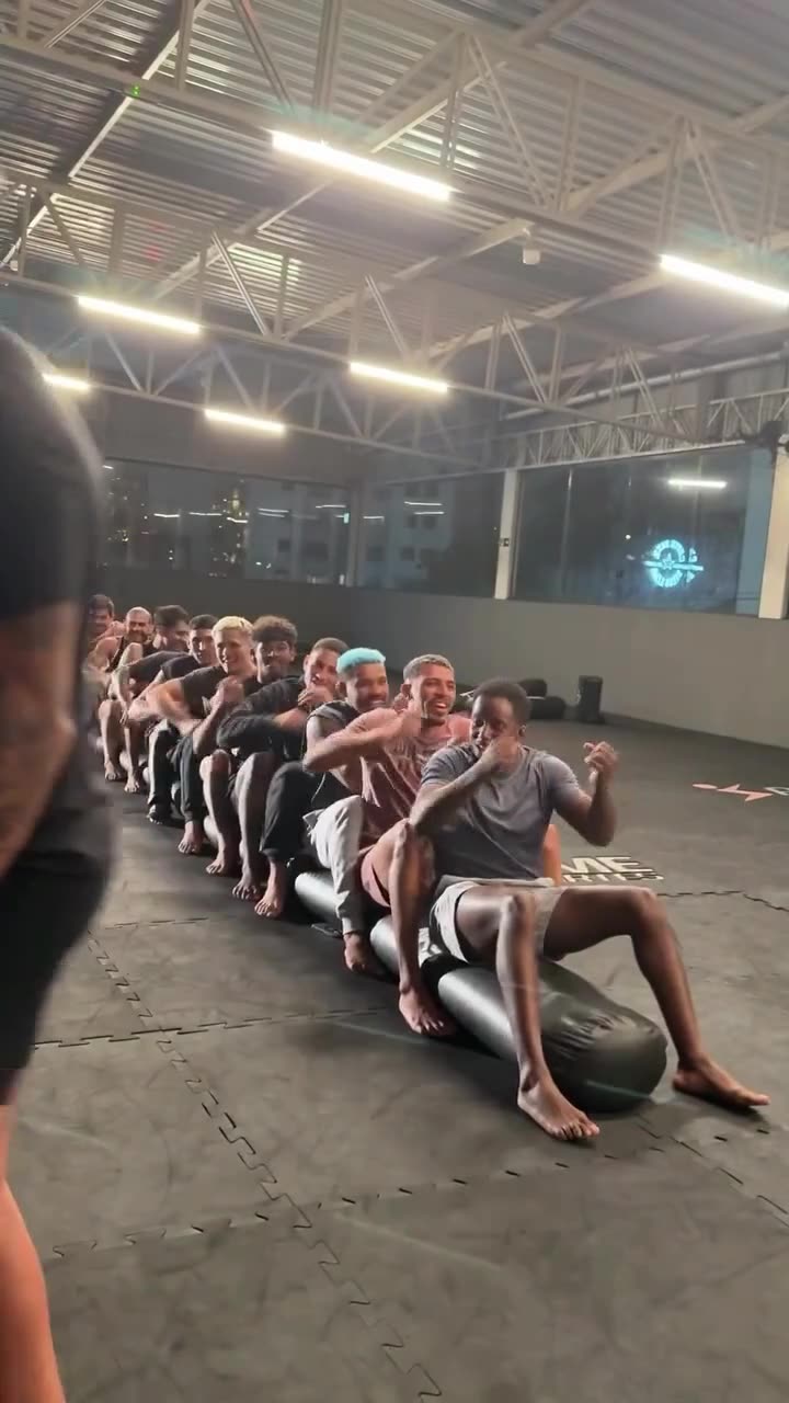 Charles Oliveira Recreates Viral Aura Farming Boat Kid Video