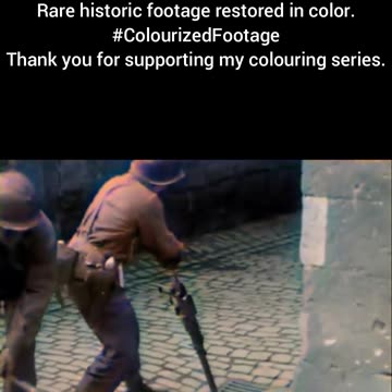 US Troops Dismantle Captured Arsenal WWII Colourized Footage #WW2