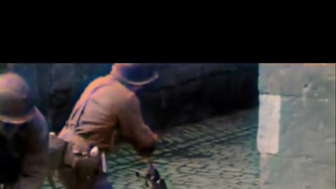 US Troops Dismantle Captured Arsenal WWII Colourized Footage #WW2