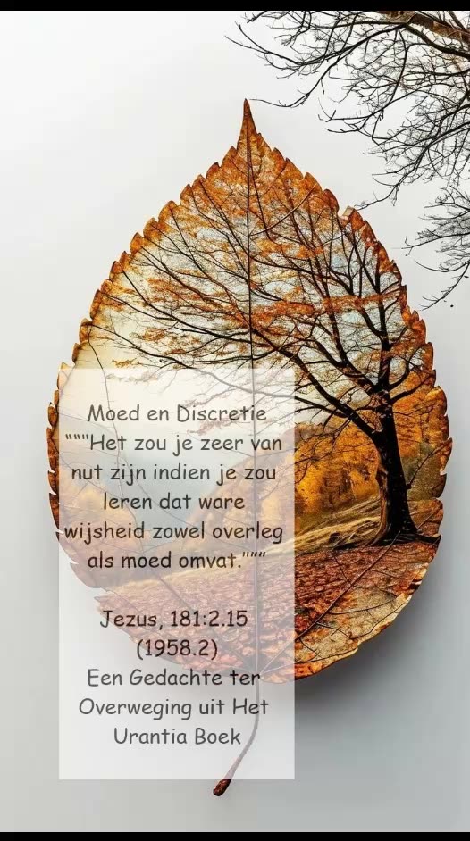 Moed en Discretie