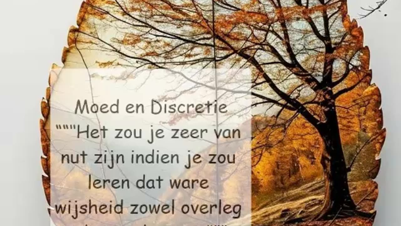 Moed en Discretie