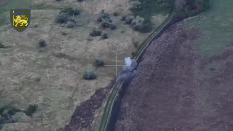 Ukrainian Drone Finds Fully Loaded Russian APC Hiding in the Bushes