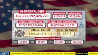 DOGE Clock Live: US Debt Tracker, DOGE Savings & Breaking News
