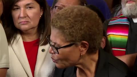 'How do you not know who he is?': LA Mayor on agents cuffing a US Senator