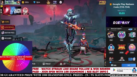 Freefire noob rank up | Master rank gambler | D3epray live
