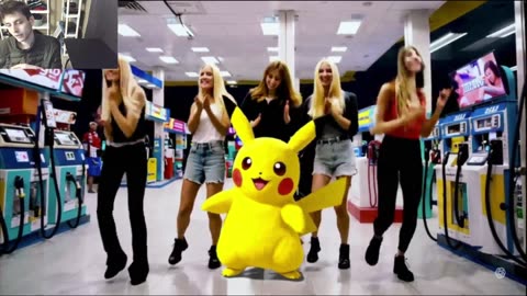 Outtake #1,233 Of Pikachu The Pokemon Dancing With Women At A Gas Station Fake Funny Parody Video