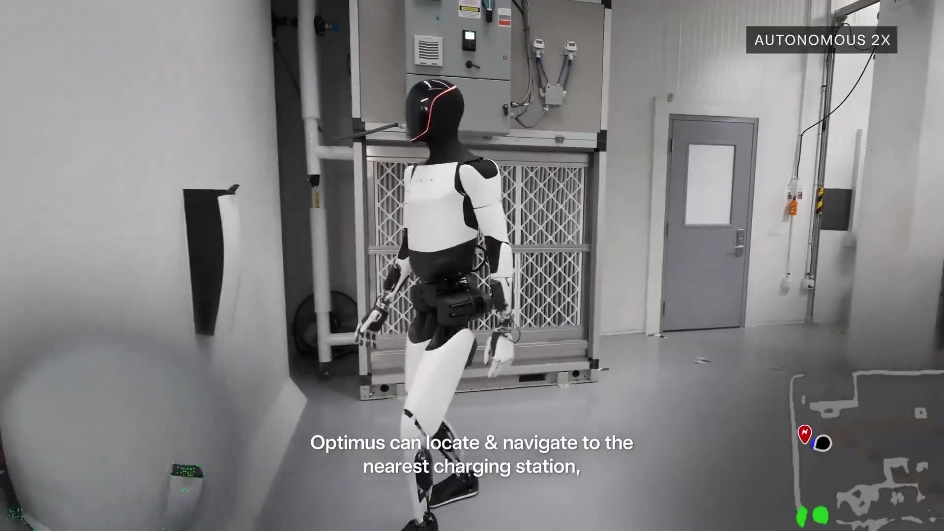 Optimus robots have begun roaming the Palo Alto lab unsupervised charging themselves and operating around the clock