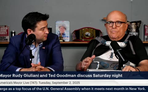 America's Mayor Live (747): Mayor Rudy Giuliani Shares Full Details of Saturday Night's Accident