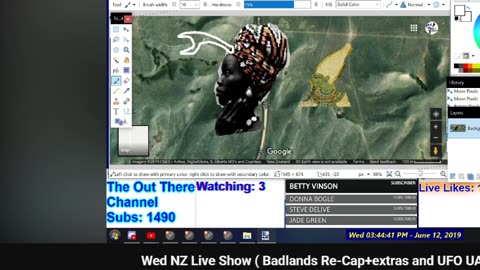 Heads and Animals seen only from space and sky hidden within the Badlands -15m Clip 2026