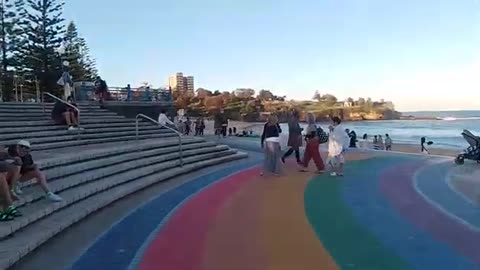 Thoughts on how we'll all find a pot of gold at the end of the rainbow from Coogee Beach in Sydney