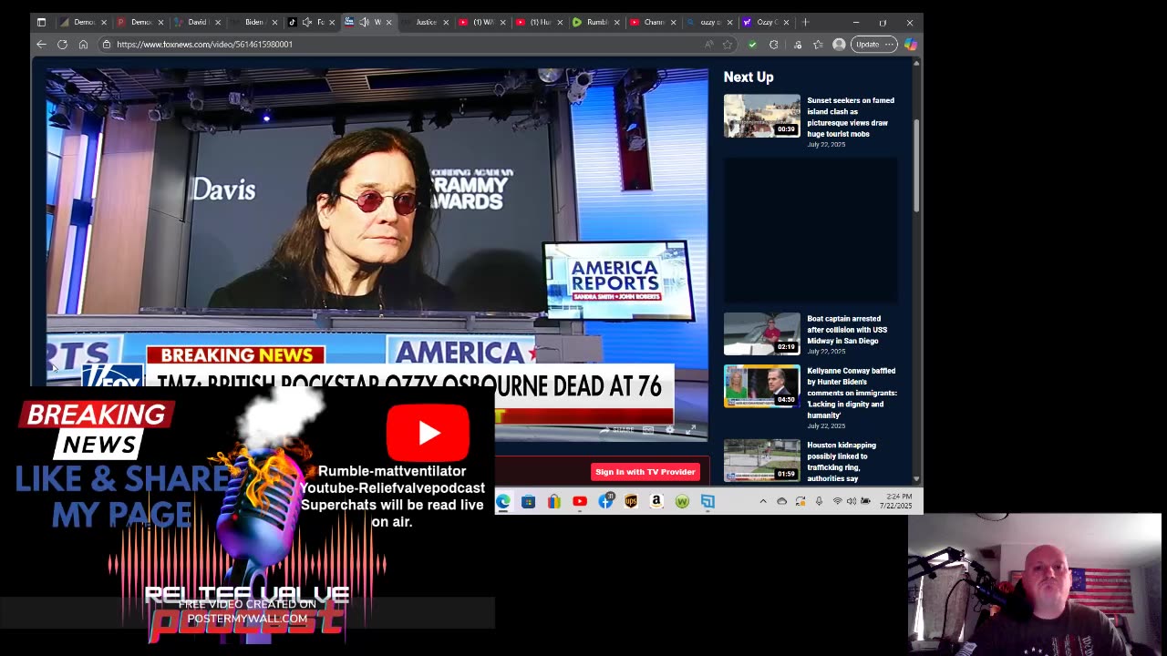 Ozzy Osbourne dead at 76