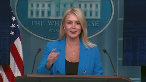 Karoline Leavitt Roasts Reporter asking if President Trump Supports Peaceful Protests