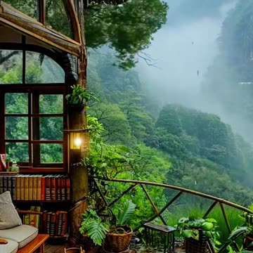 Gentle Rain Sounds 🛌 🌧️ 💤and Sweet birds 🐦 for deep sleep Sleep, Relax, Rest, Study #rainsound