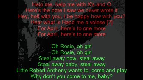 Led Zeppelin I #9 How Many More Times (backward lyrics in red)