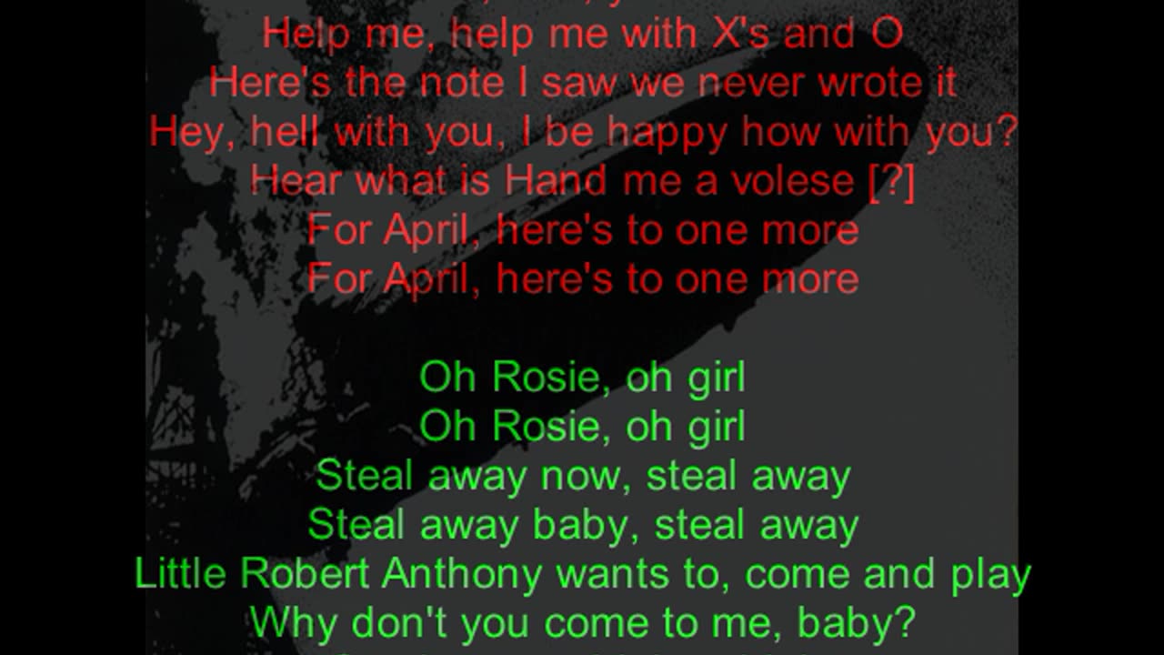 Led Zeppelin I #9 How Many More Times (backward lyrics in red)