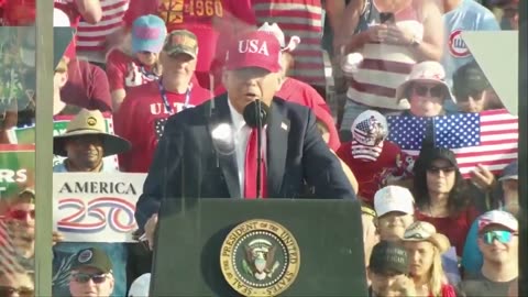 Trump Describes Big Beautiful Bill As America's Birthday Present At Des Moines Rally