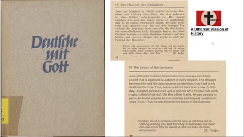 Excerpt from Germans With God by Grundman German Christians believed in Aryan Jesus 1941