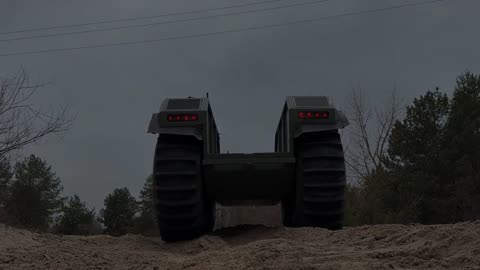 Epic Video of a New Czech-Ukrainian Amphibious Unmanned Ground Vehicle