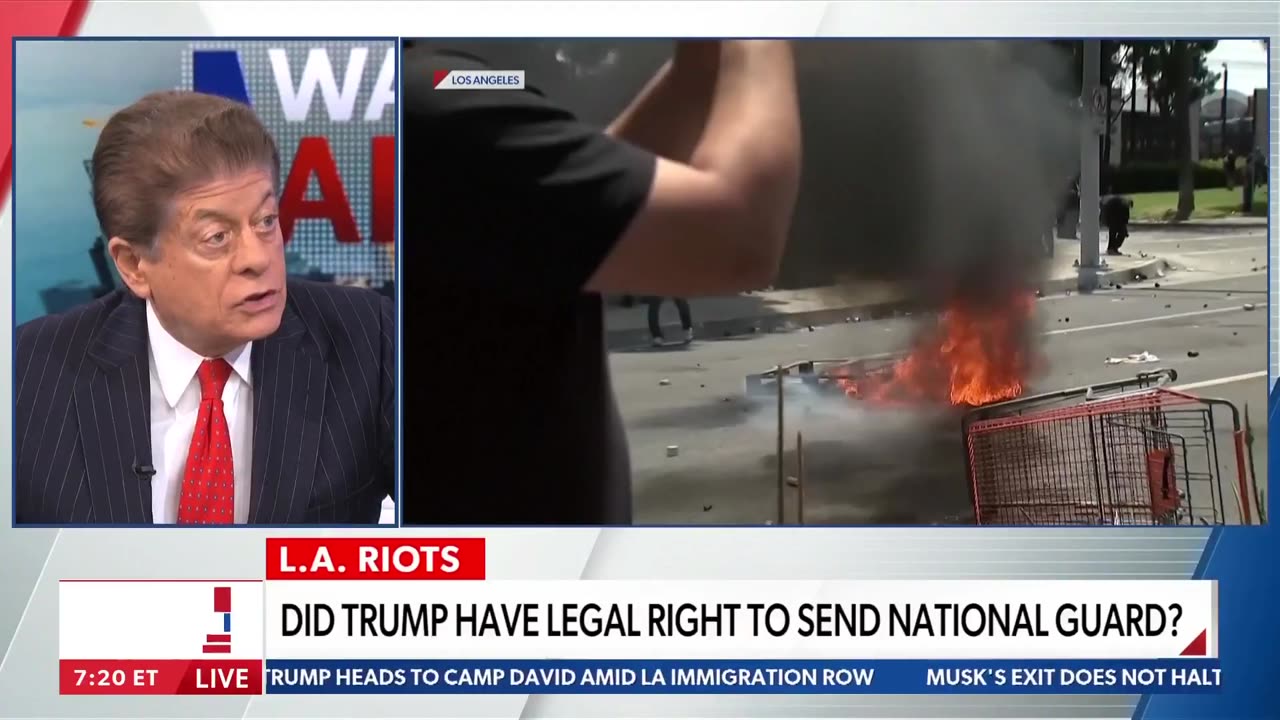 Judge Napolitano: The legality of Gavin Newsom suing over NG deployment