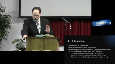 “Pride Goes Before Babylon’s Fall” (Dan. 5:13–31)