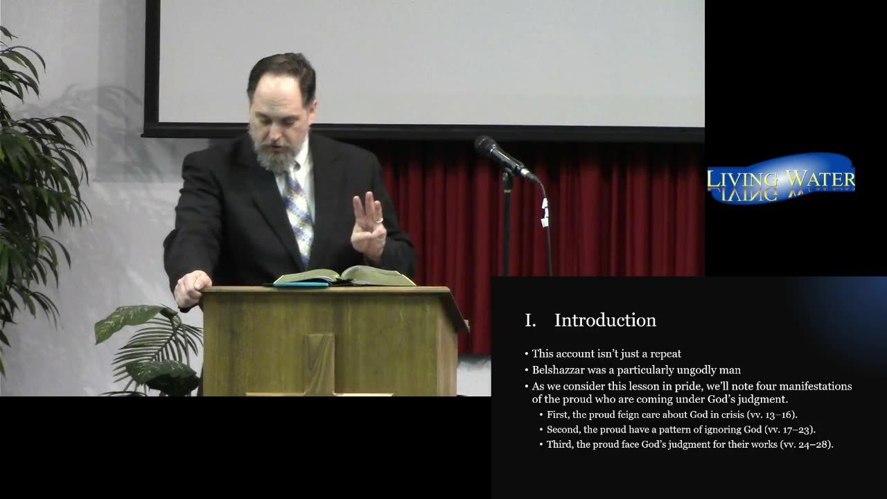 “Pride Goes Before Babylon’s Fall” (Dan. 5:13–31)