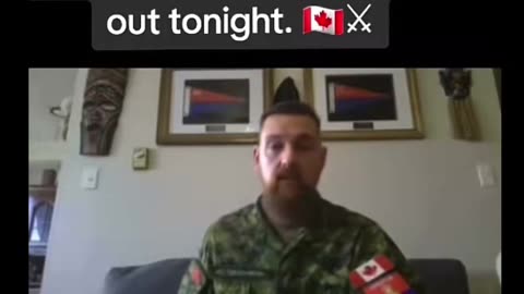 Canadian Army Major Stephen Chledowski breaks ranks and speaks out.