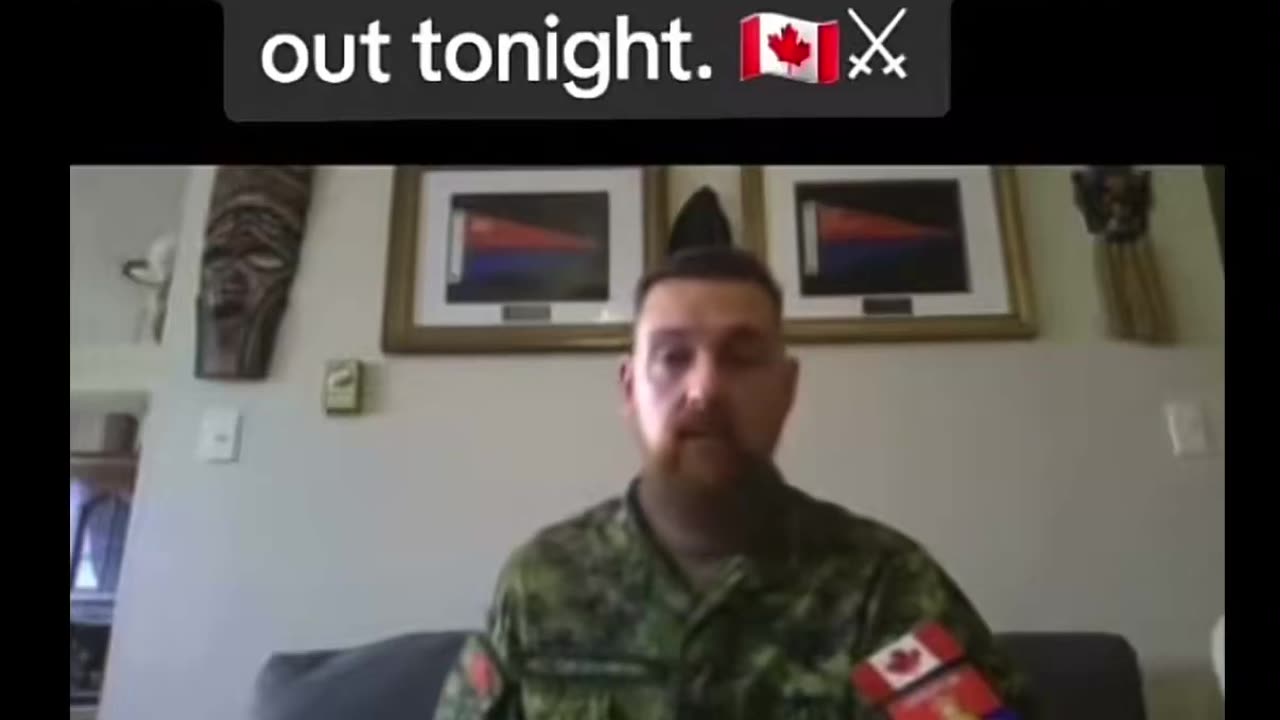 Canadian Army Major Stephen Chledowski breaks ranks and speaks out.