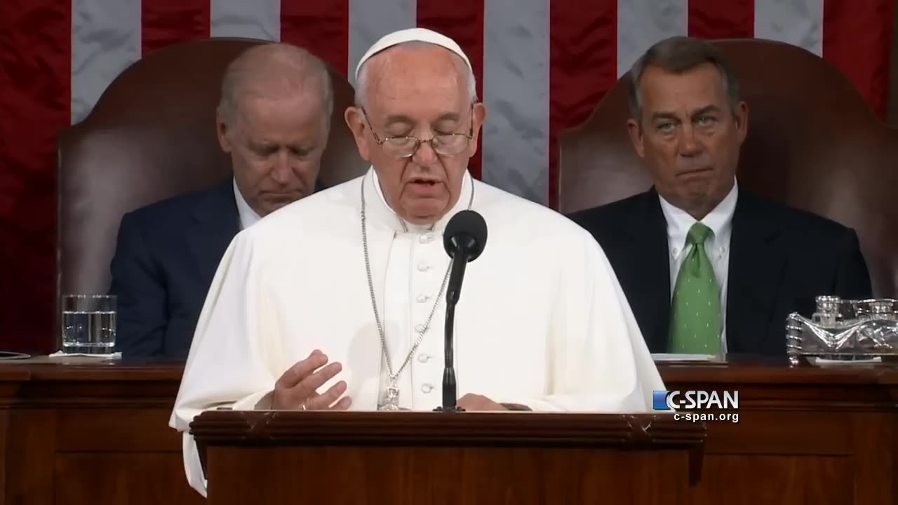 Pope Francis addresses Joint Session of Congress – FULL SPEECH